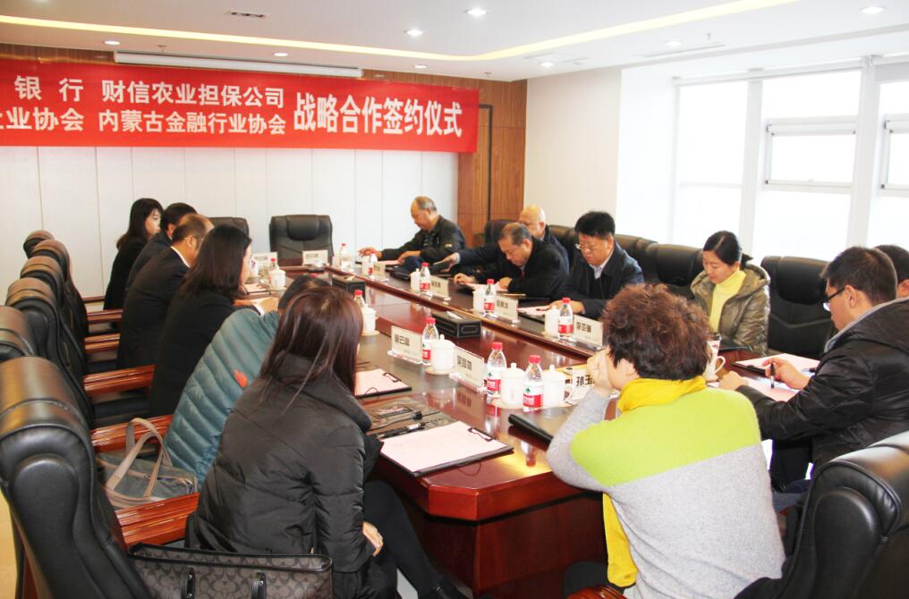 匯聚多方共識，共謀內(nèi)蒙古農(nóng)牧業(yè)產(chǎn)業(yè)新發(fā)展——四方銀企戰(zhàn)略合作洽談會召開